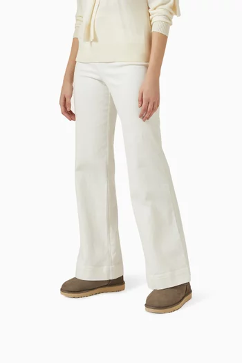 حذاء بوت كلاسيكي قصير للغاية شمواه