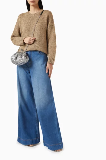 Anthony Oversized Sweater in Mohair & Lurex
