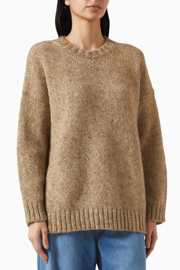 Anthony Oversized Sweater in Mohair & Lurex