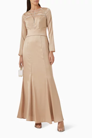 Embellished Maxi Dress