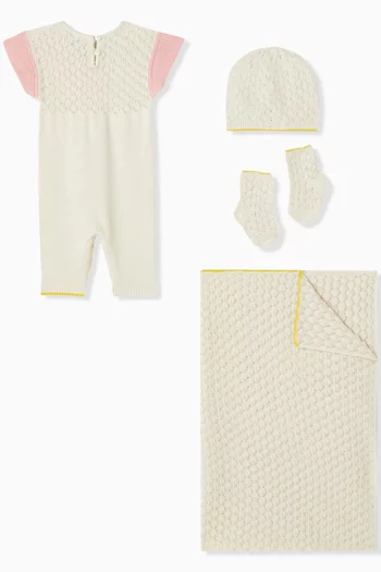 Romper Set in Silk-cotton