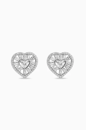 Premium Love Earrings in Sterling Silver