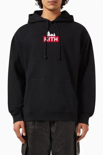 Kith x Peanuts Doghouse Hoodie in Cotton-fleece