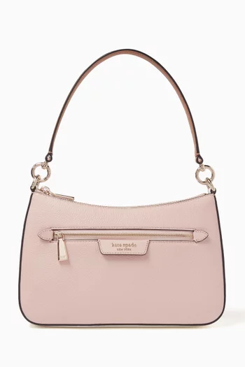 Hudson Colour-block Convertible Crossbody Bag in Leather