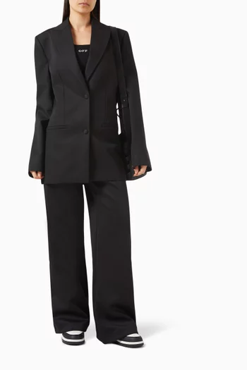 Tomboy Single-breasted Blazer in Wool