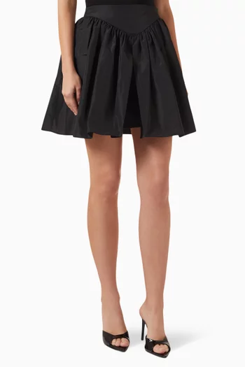 Cabella Mini Skirt in Taffeta