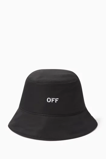 Reversible Bucket Hat in Nylon