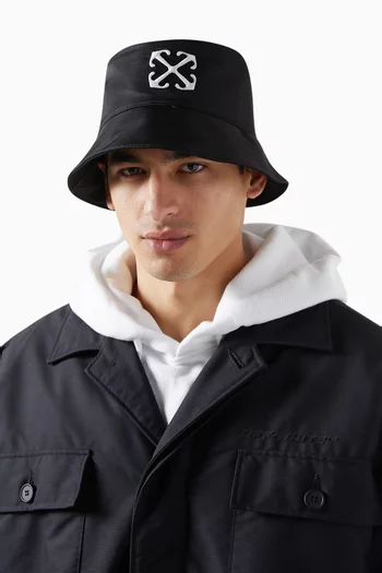 Arrow Bucket Hat in Nylon
