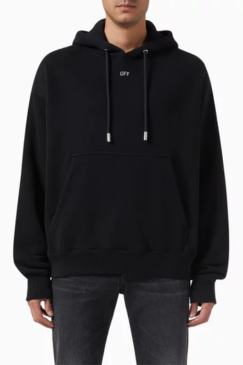 Off Stamp Skate Hoodie in Cotton