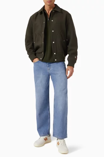 Greyson Half-zip Sweater in Merino Knit