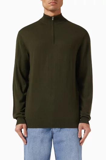 Greyson Half-zip Sweater in Merino Knit