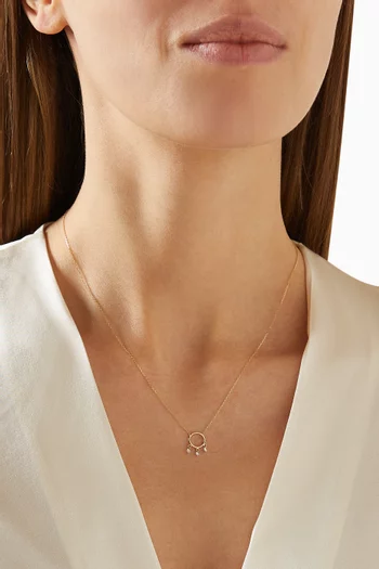 Boheme Diamond Necklace in 18kt Yellow Gold