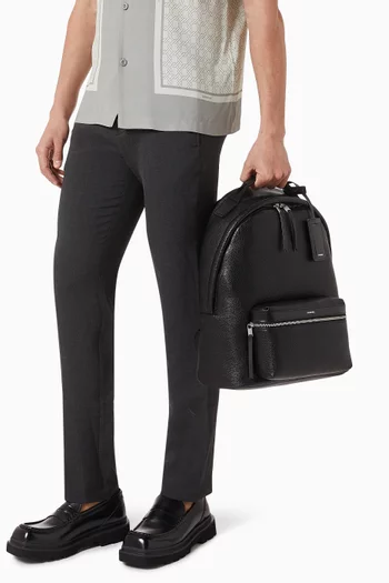 Logo Backpack in Coated Canvas