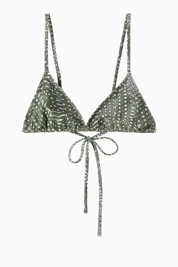 Equator Bikini Top in ECONYL® Blend
