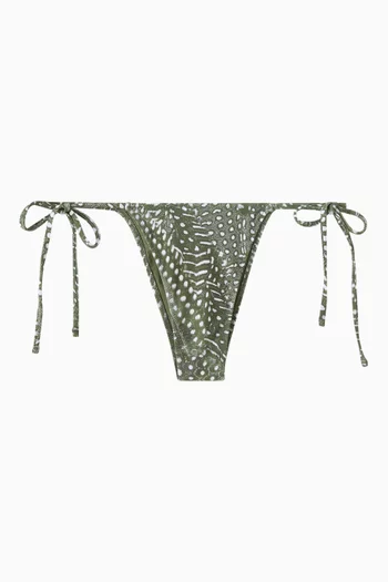Praia Bikini Briefs in Eco-Terry Fabric