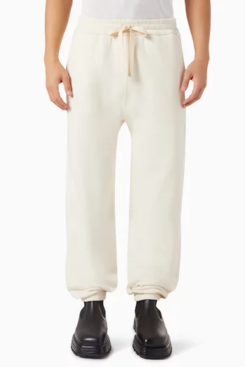 Drawstring Joggers in Cotton Terry