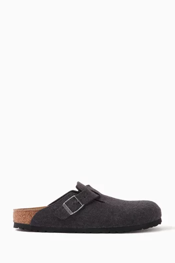 حذاء مفتوح بوسطن صوف ناعم