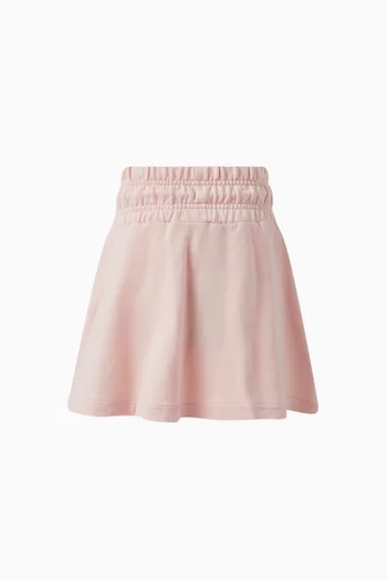 Logo Skirt in Cotton