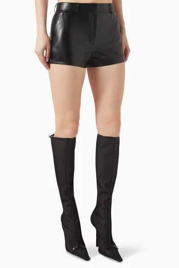 Kate Shorts in Faux Leather