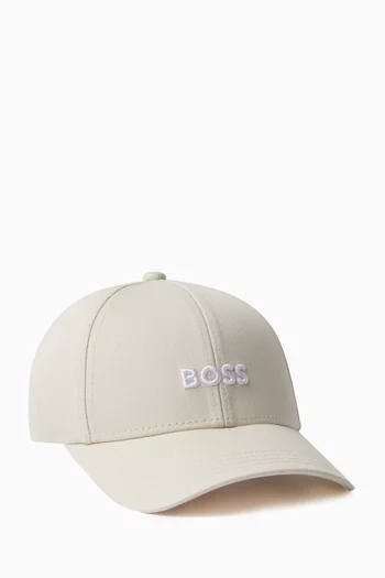 Zed Logo-embroidered Cap in Cotton-twill