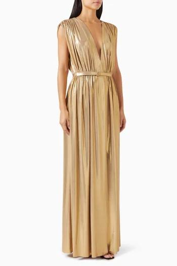 Athena Belted Gown