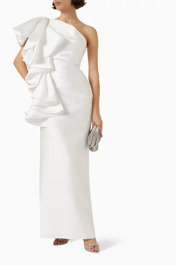 Barney Maxi Dress in Twill