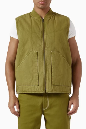 Life Vest in Padded Cotton Canvas