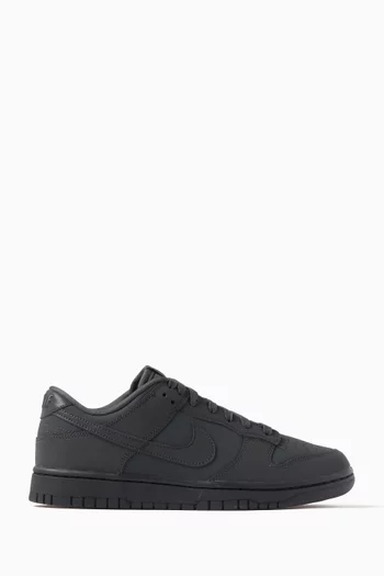 Dunk Low Top Sneakers in Leather