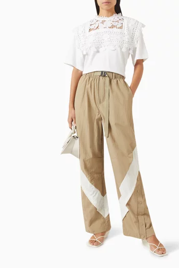 Joah Embroidered T-shirt in Cotton