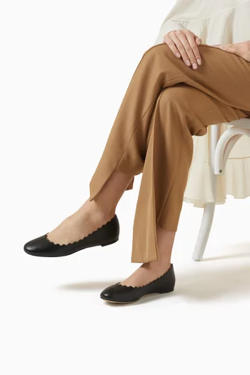 Lauren Flat Ballerinas in Nappa Sheepskin