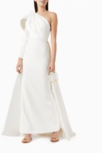 Malia Maxi Dress in Crepe