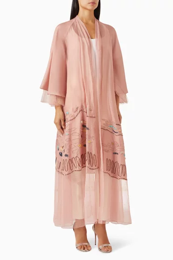 Sequin-embellished Abaya