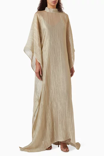 Basento High-neck Kaftan in Viscose Blend
