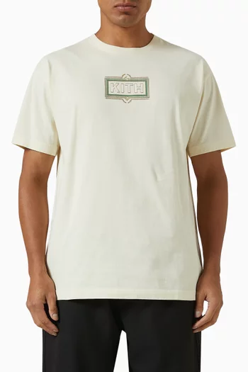 Ornate Classic Logo T-shirt in Cotton Jersey