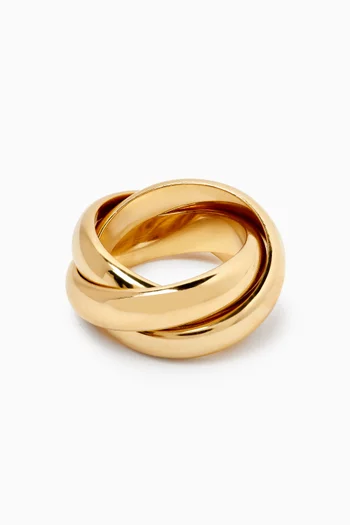 The Sofie Ring in 18kt Gold-plated Vermeil Sterling Silver