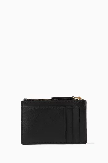 Medusa Card Holder in Leather