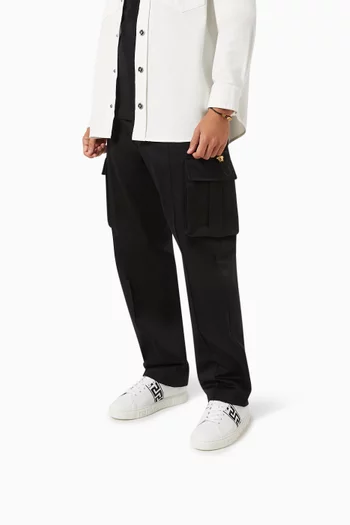 La Greca Low-top Sneakers in Leather