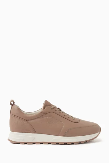 Low-top Sneakers in leather