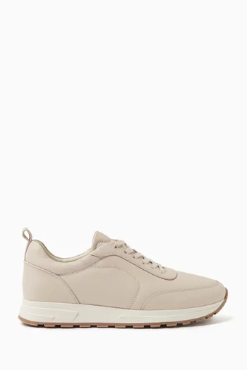 Low-top Sneakers in leather