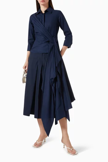 Brittany Wide-leg Pants in Terry-rayon