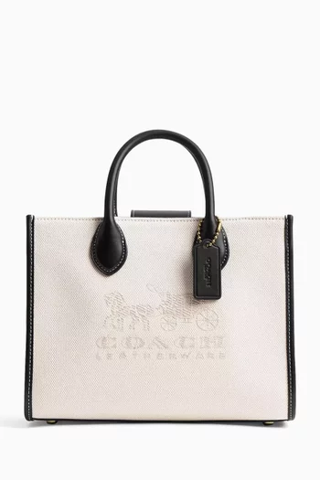 Ace 26 Tote Bag in Canvas & Leather
