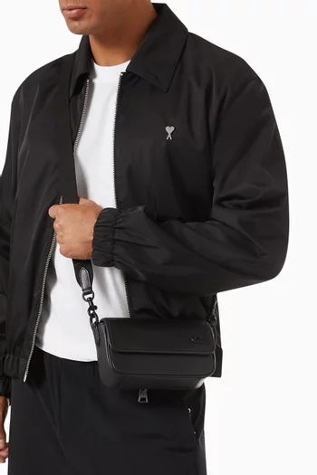 Charter Flap Crossbody Bag in Leather