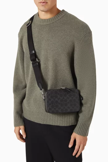 Charter Crossbody 19 Bag in Signature Coated Canvas