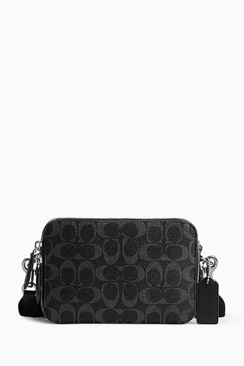 Charter Crossbody 19 Bag in Signature Coated Canvas