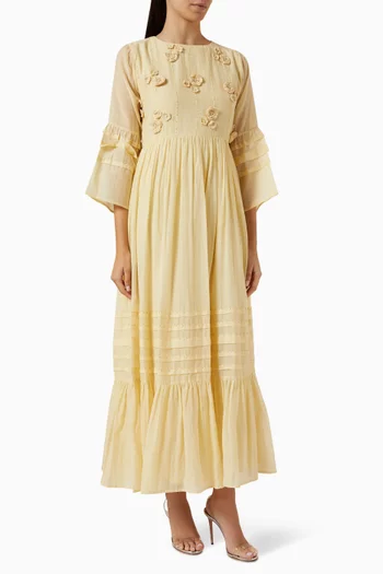 فستان كايلي 24-II طويل حرير قطني