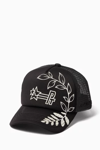 Logo-print Baseball Cap in Canvas