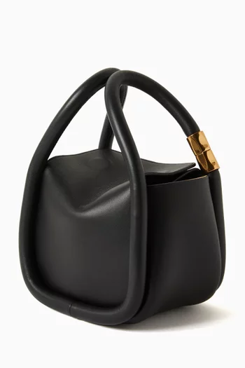 Wonton Surreal Tote Bag in Calfskin Leather