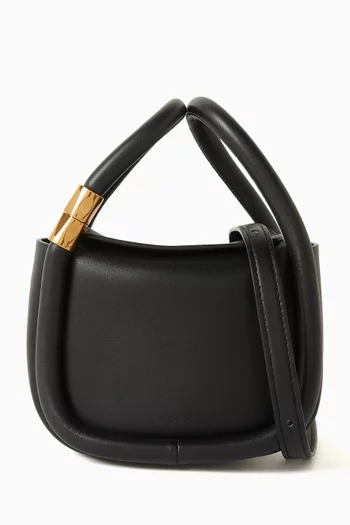 Wonton Surreal Tote Bag in Calfskin Leather