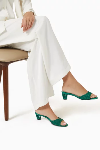 Ramilu 40 Crystal-embellished Sandals
