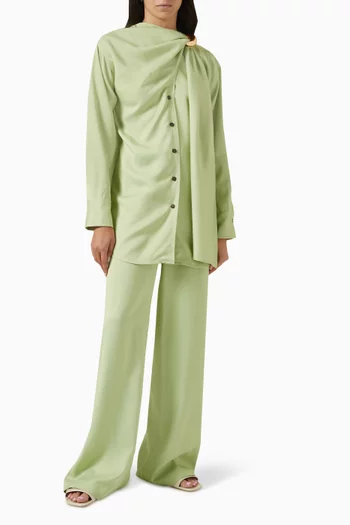 Wide-leg Pants